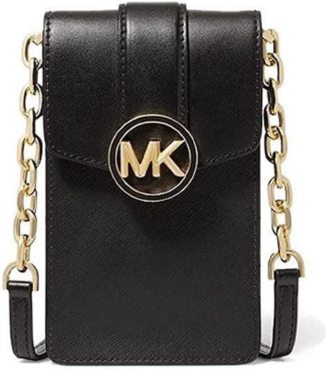 michael kors karson leather mini phone wallet clutch crossbody bag|Carmen Small Phone Crossbody Bag .